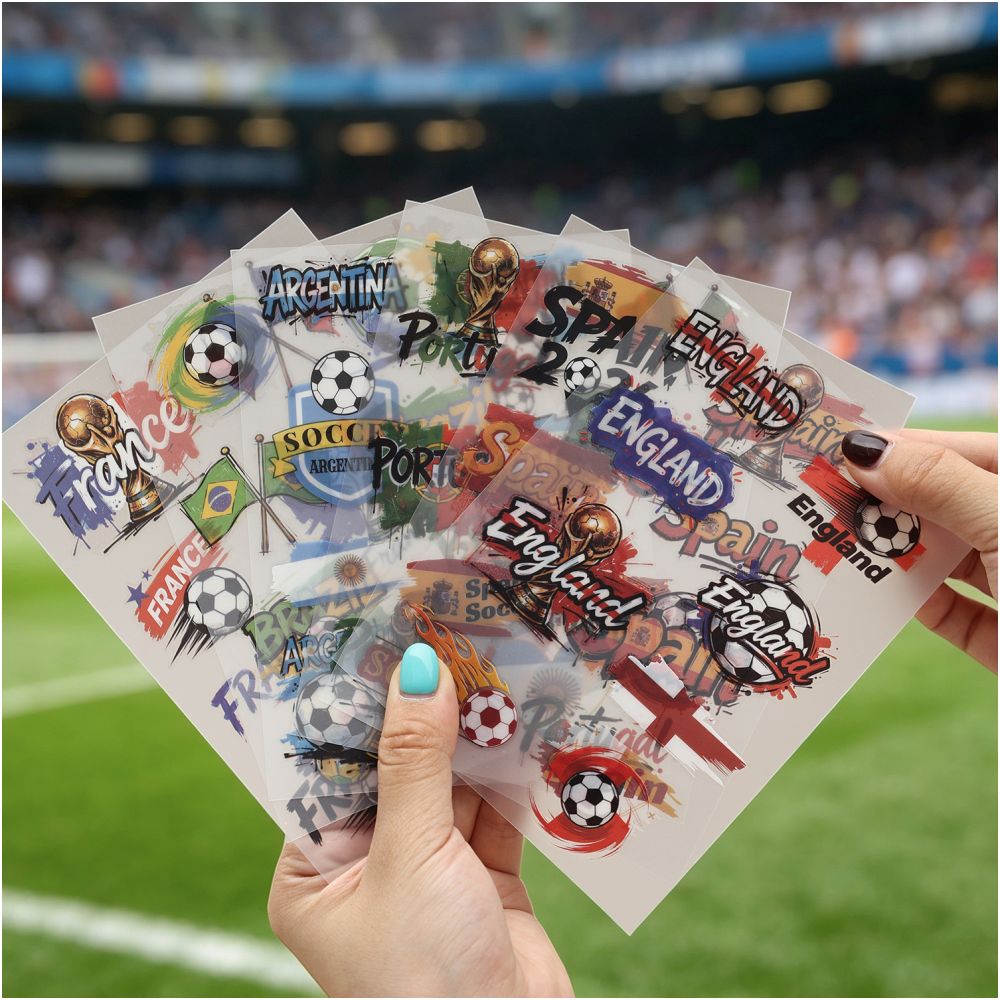 World Cup Theme PET Stickers 2 sheets image 1