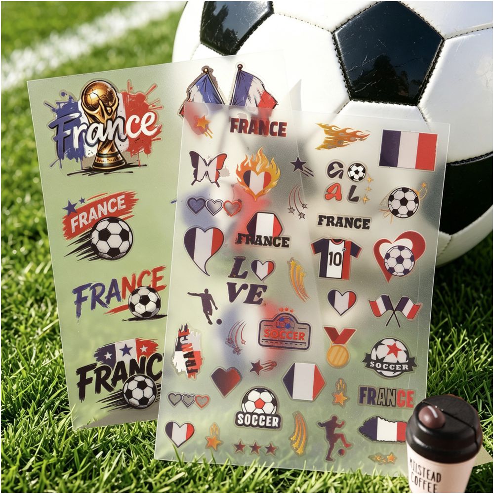 World Cup Theme PET Stickers 2 sheets image 2