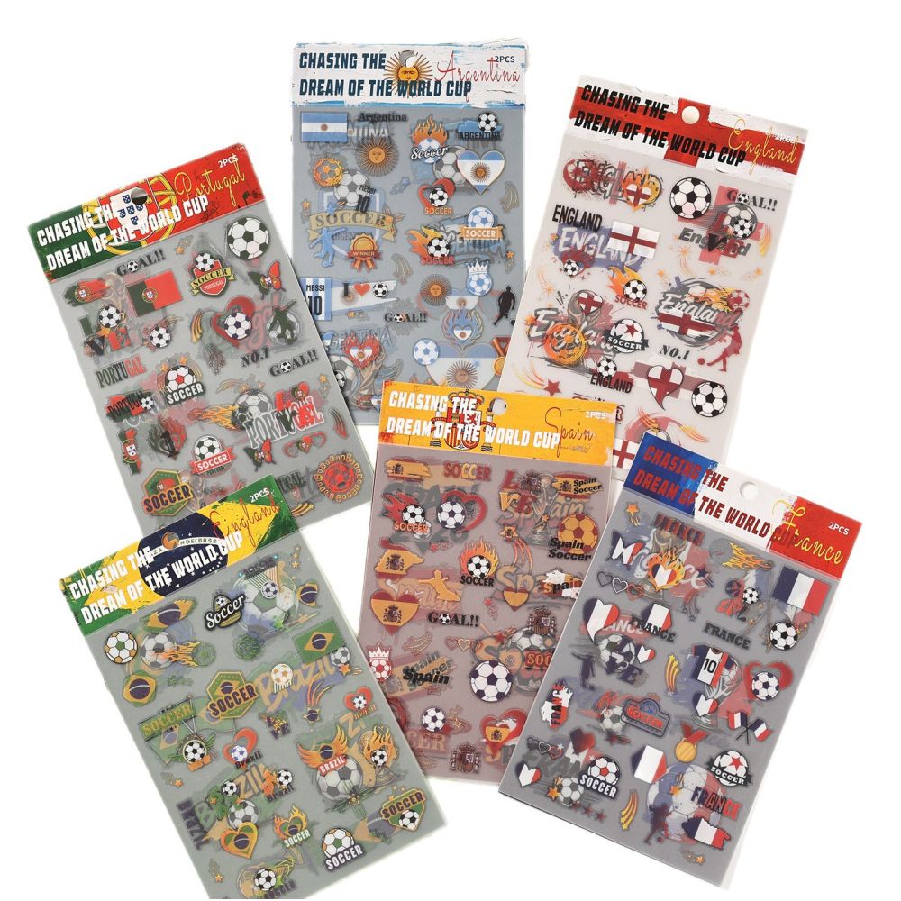 World Cup Theme PET Stickers 2 sheets image 4