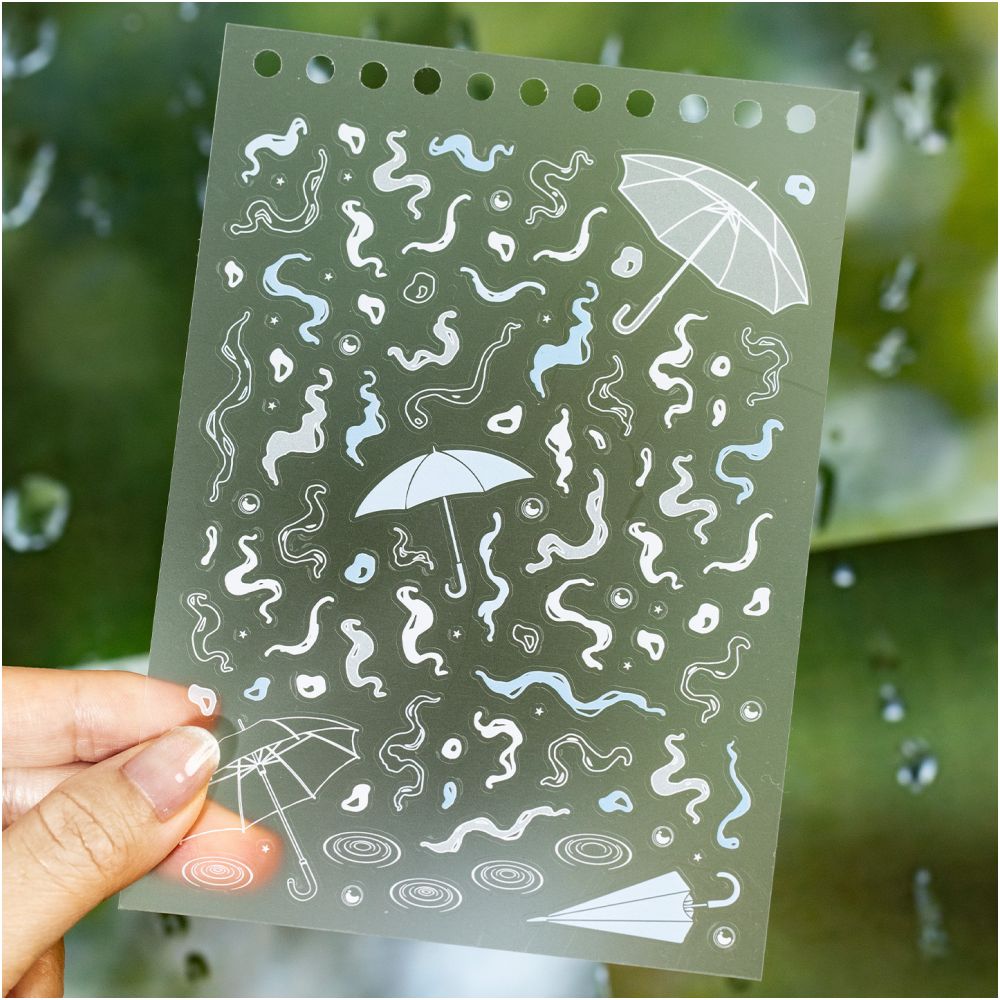 Flower Letter series sticker book 30 sheets image 1