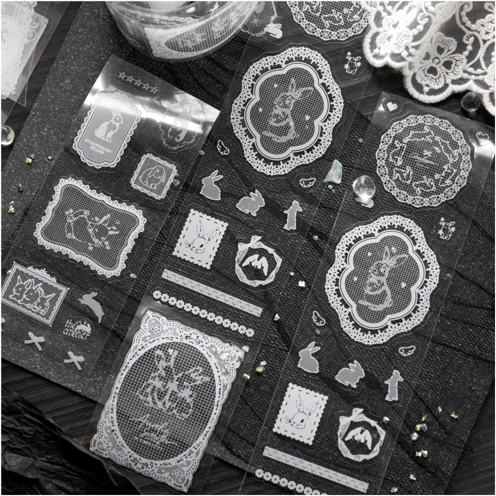 Pixel Rose Lace Series PET Tape 5cm x 2m 6 styles image 3