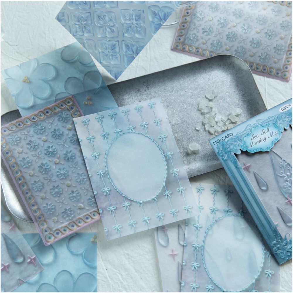 Glass Garden Series Paper 7 5cm x 10cm 10sheets 6 designs image 2