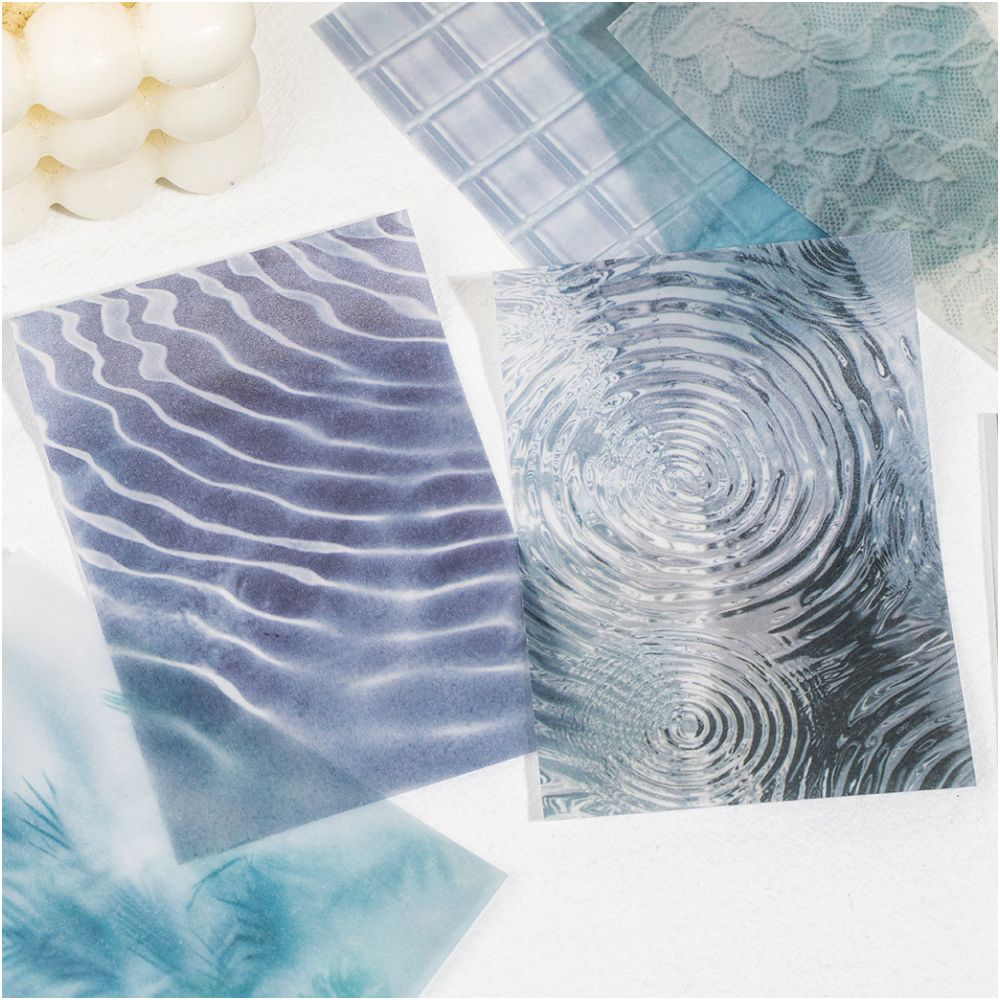 Vintage Texture Theme Paper Background 10cm x 7cm 30psc 4 variants image 2