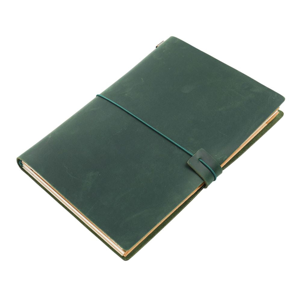 Vintage Handmade Cowhide B5 notebook