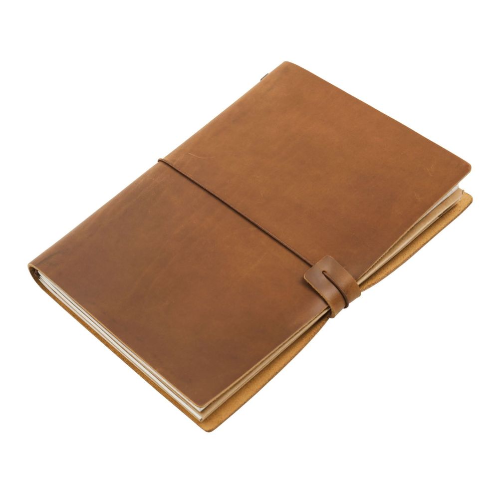 Vintage Handmade Cowhide B5 notebook