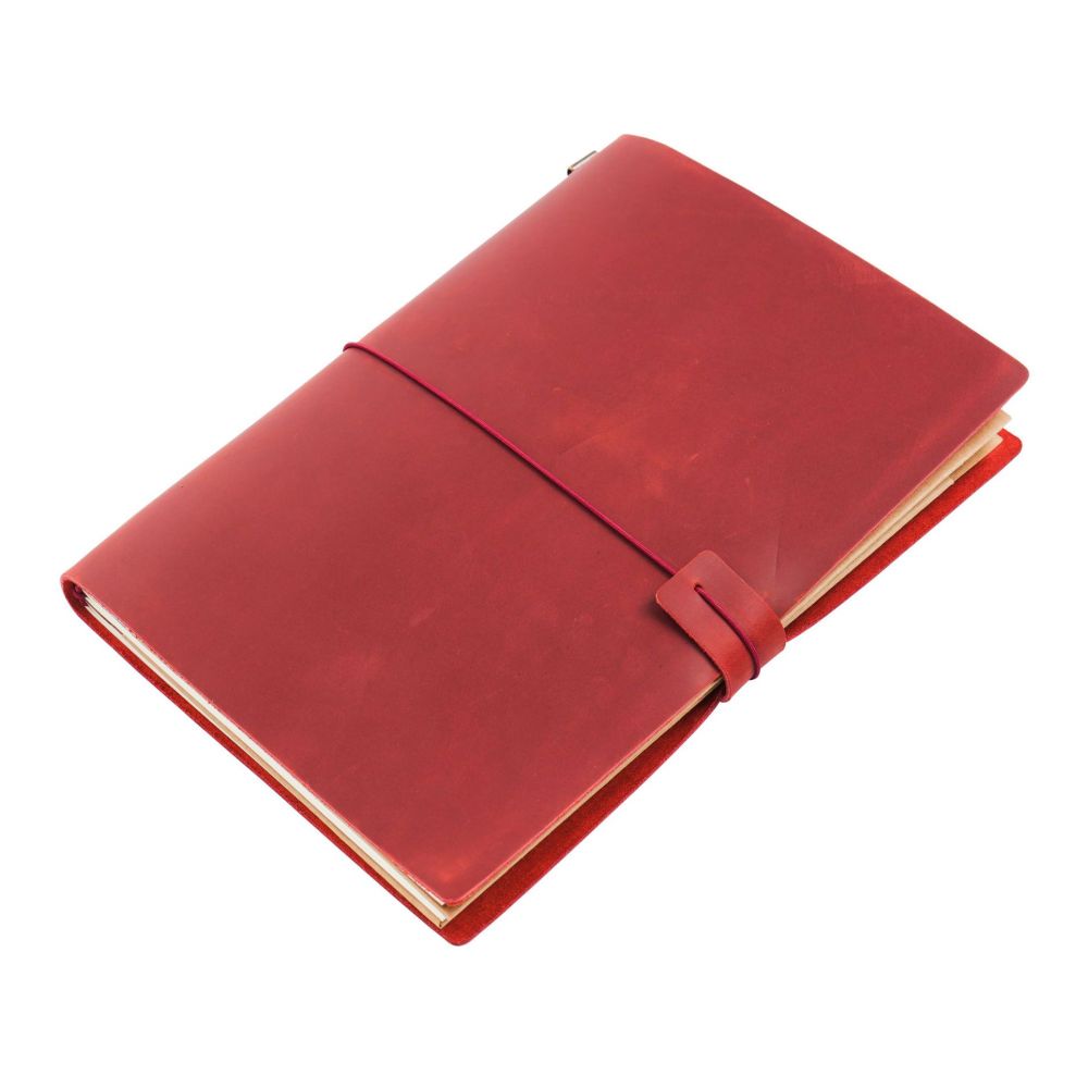 Vintage Handmade Cowhide B5 notebook