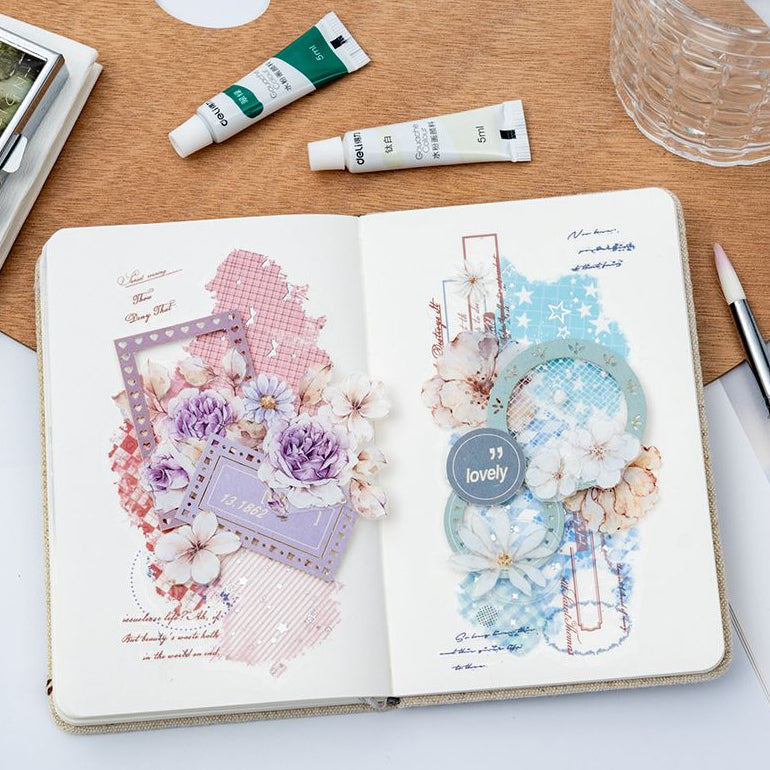 Watercolour Blend PET Stickers 10psc 6 variants image 3