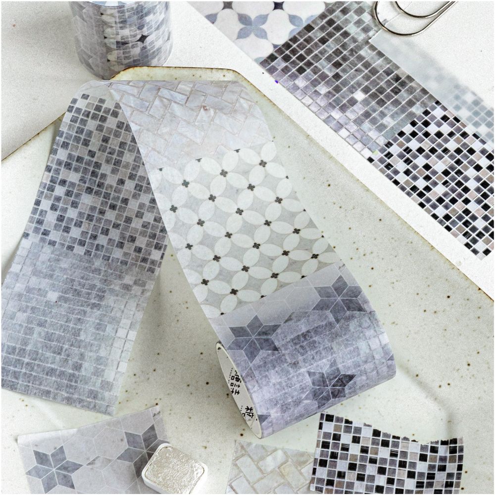 Glass Brick Series Washi Tape 5cm x 2m 6 Designs image 2