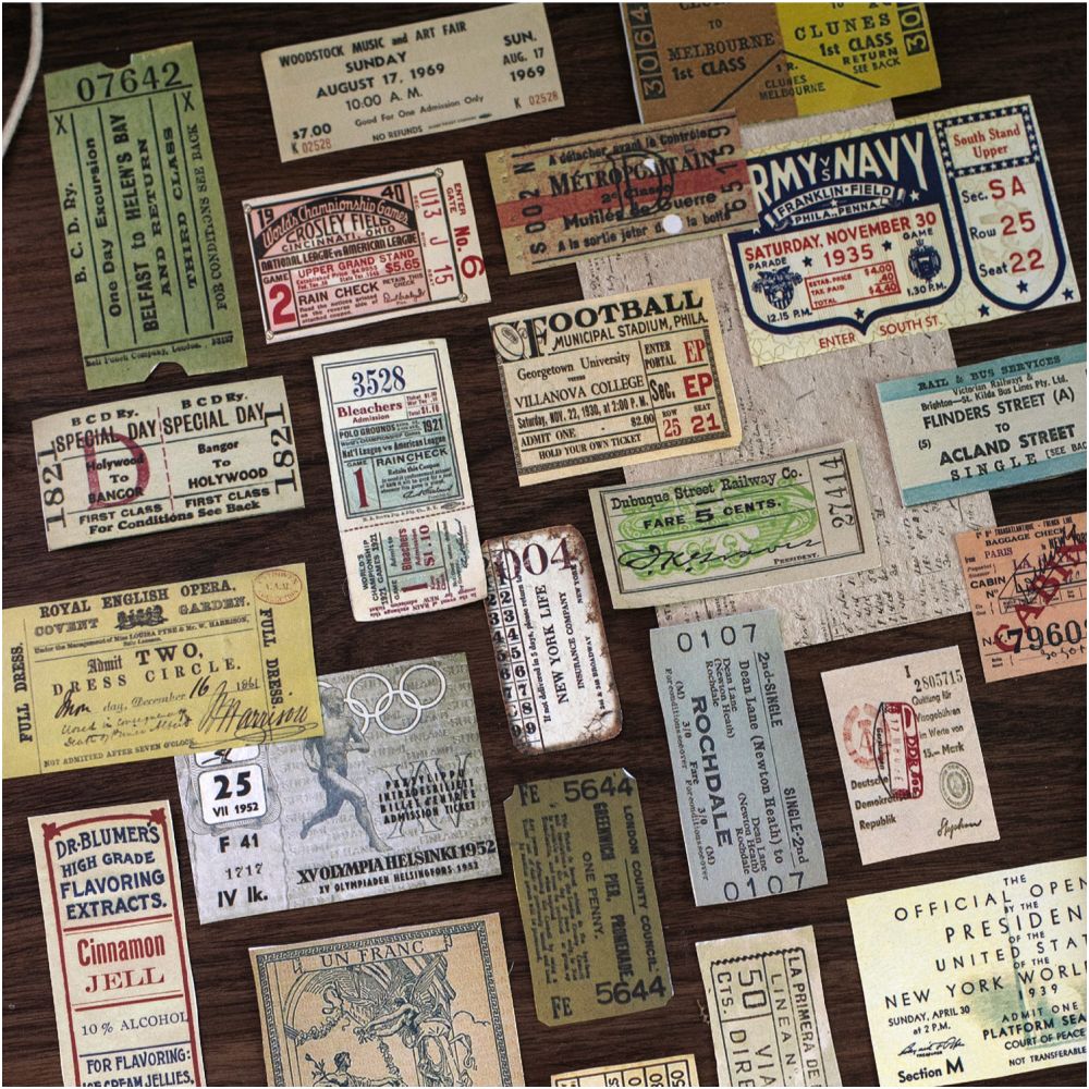 Vintage Specimen Material Paper 19cm x 29cm 36 Sheets 3 Styles image 2
