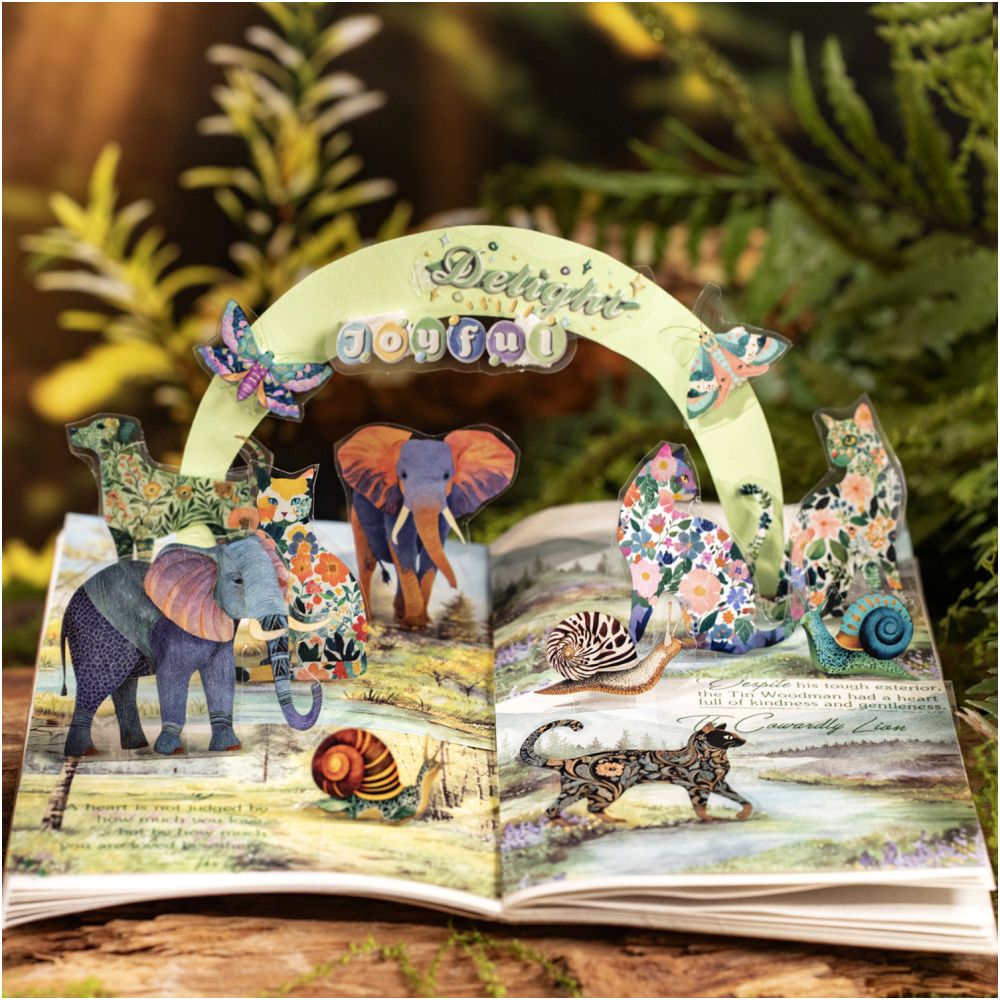 Morris Animal Series PET Tape 5cm x 2m 6 Designs image 1