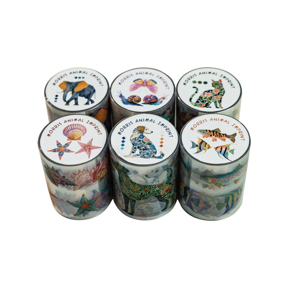 Morris Animal Series PET Tape 5cm x 2m 6 Designs image 4
