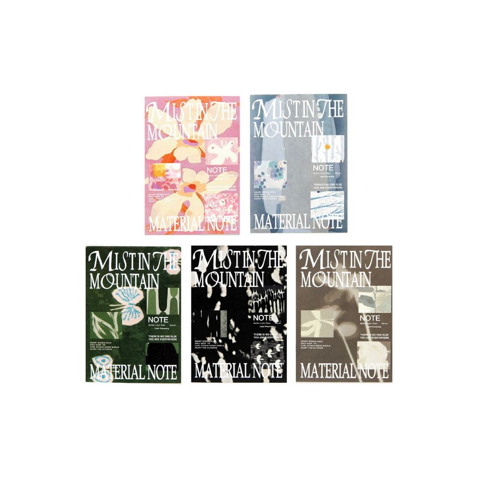 Mountain Mist Series Material Paper 7cm x 10cm 50 Sheets 6 Designs image 4