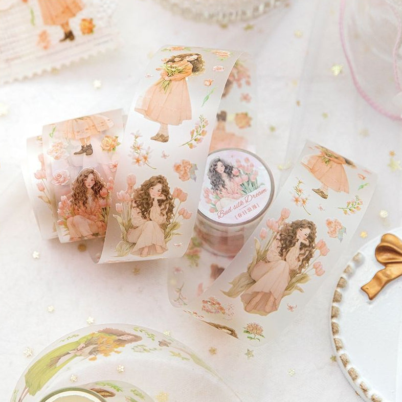 Bouquet Girl Series PET Tape 3 7cm x 2m 8 variants image 0