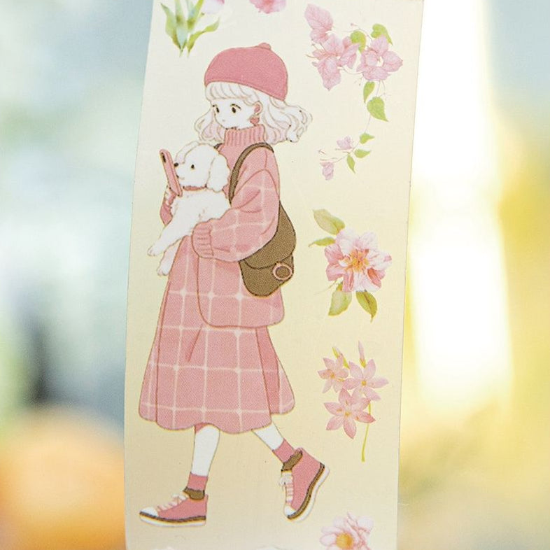 Bouquet Girl Series PET Tape 3 7cm x 2m 8 variants image 2