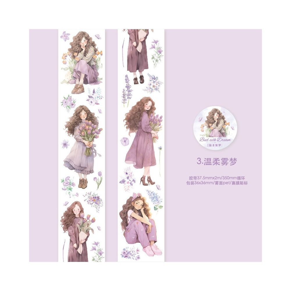 Bouquet Girl Series PET Tape 3,7cm x 2m 8 variants