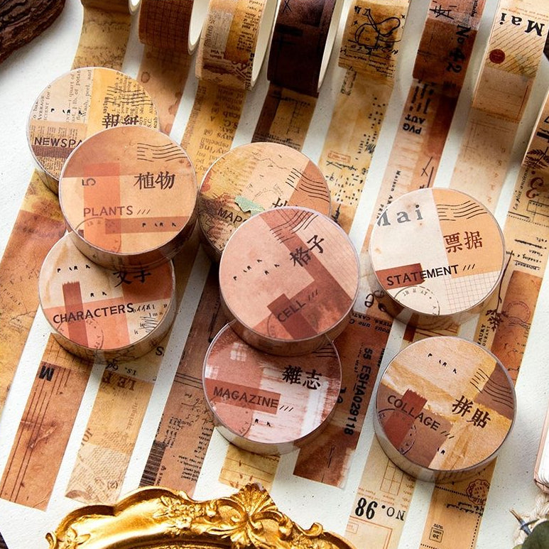 Retro Island Series Washi Tape 1 5cm x 2m 8 variants image 2