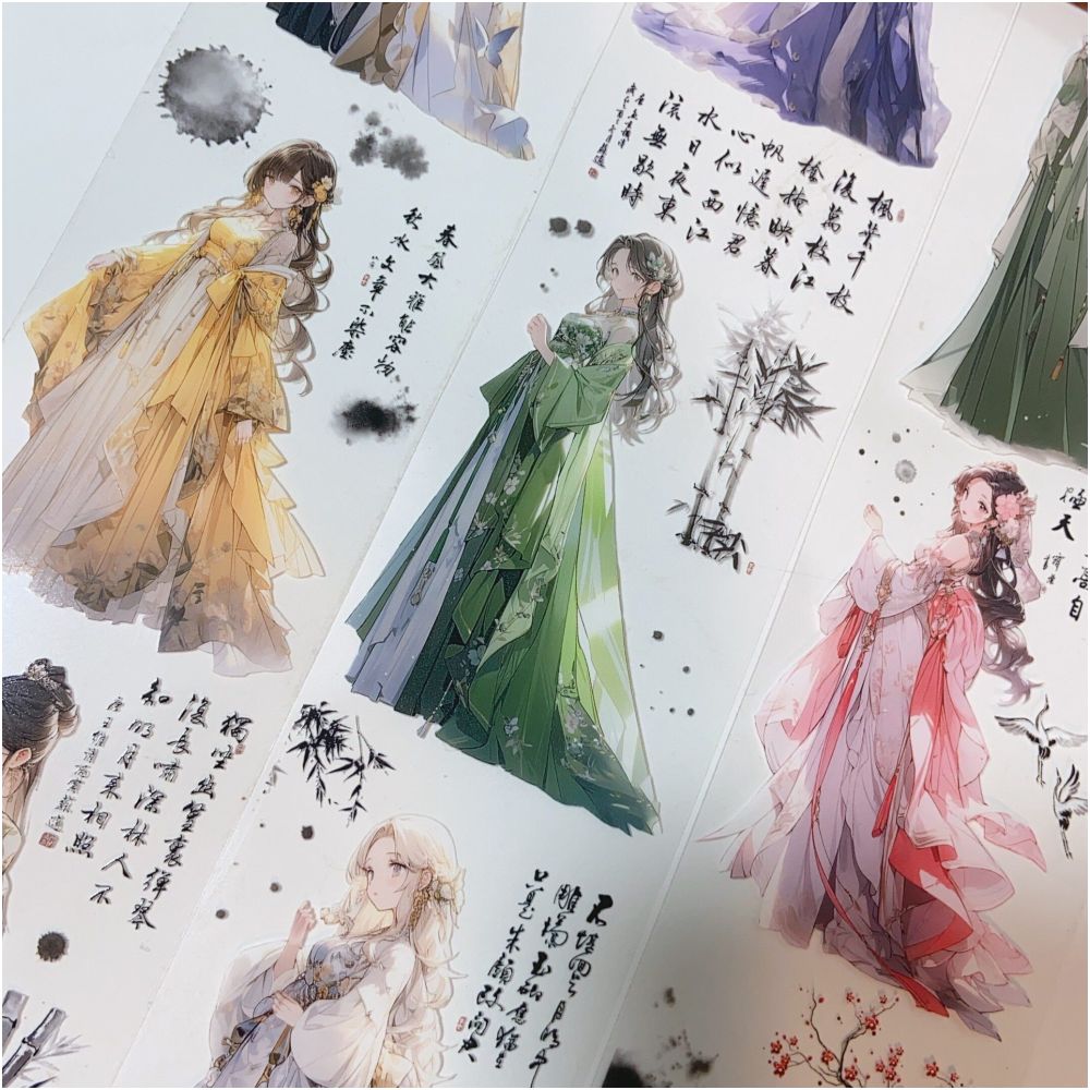 Ancient Style Character PET Tape 6,5cm x 2m