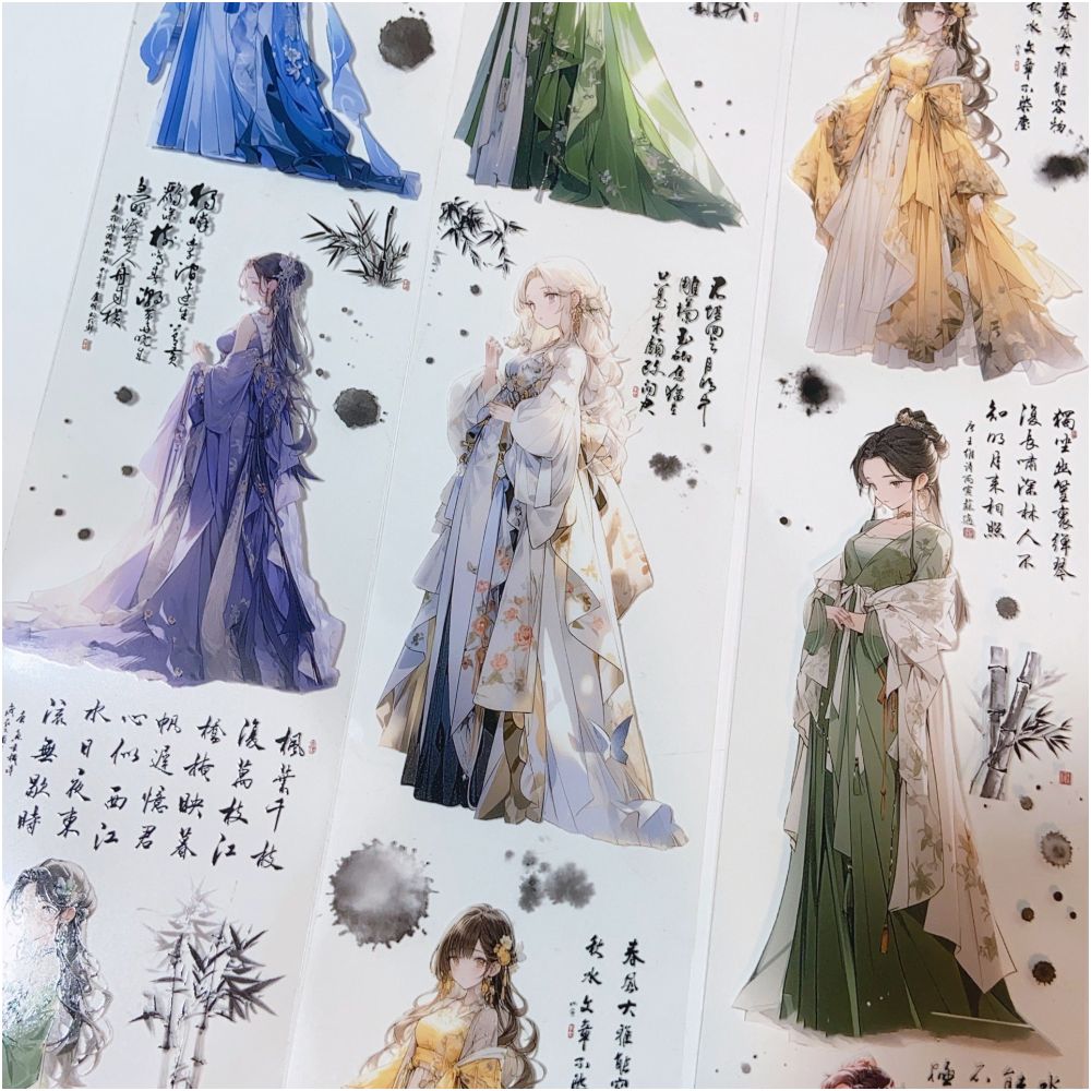 Ancient Style Character PET Tape 6 5cm x 2m image 2