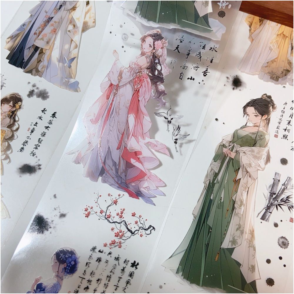 Ancient Style Character PET Tape 6 5cm x 2m image 3