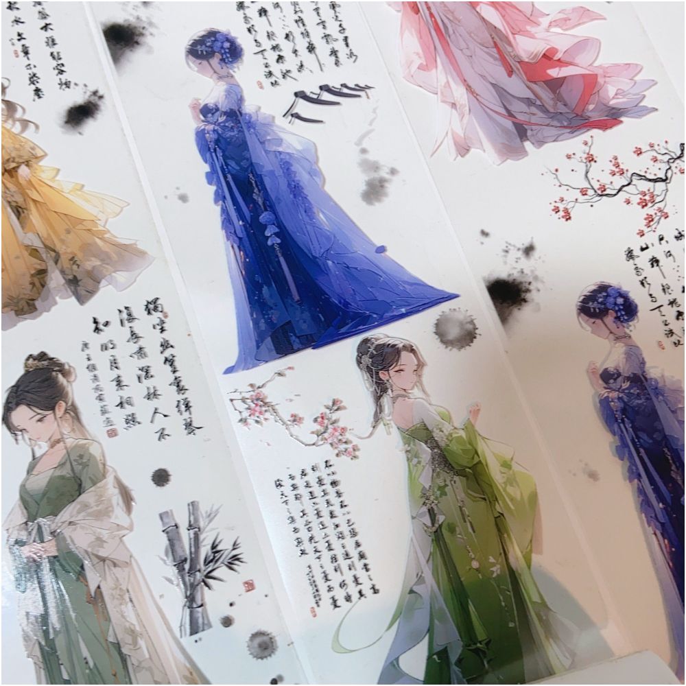 Ancient Style Character PET Tape 6 5cm x 2m image 4