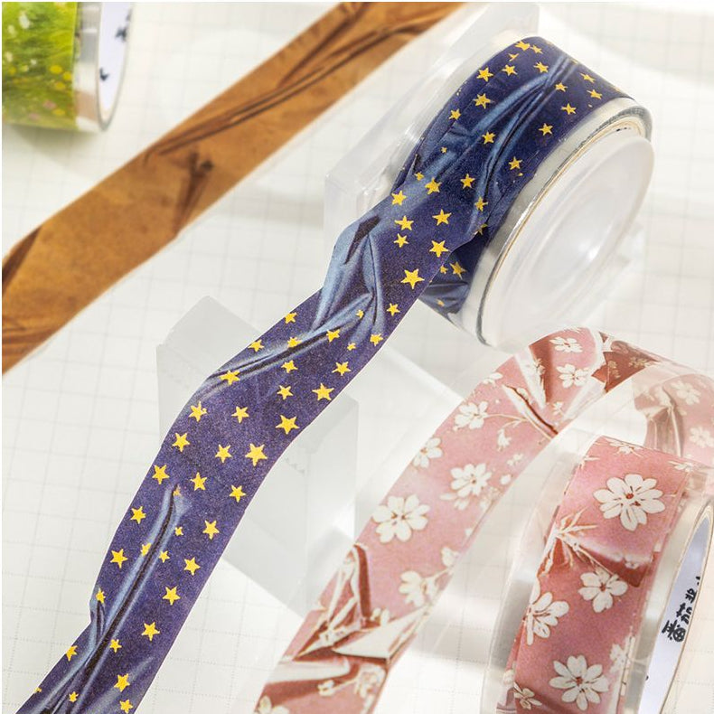 Floral Pleated Series Washi Tape 2cm x 2m 6 variants image 1