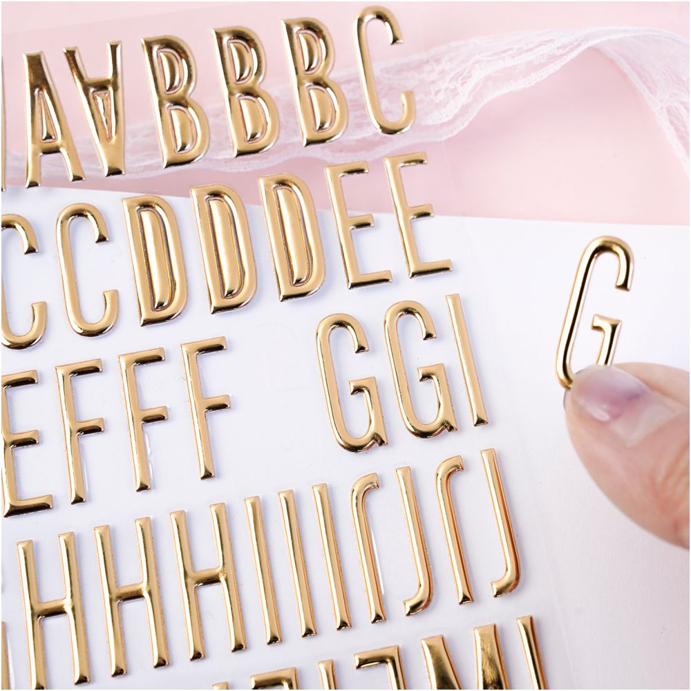 Cross border English letter bubble stickers 3D 15 Styles image 1