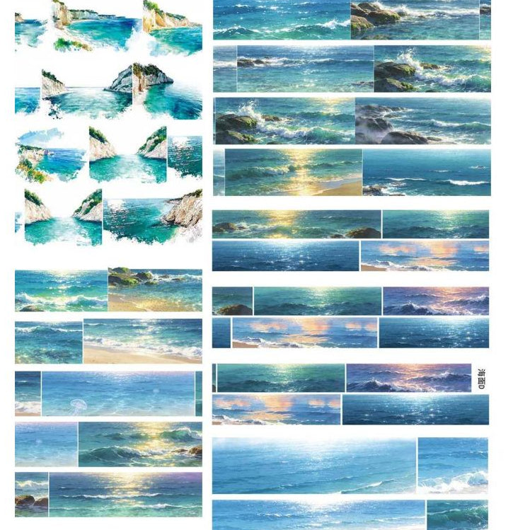 Marine Landscape PET Tape 4 Styles image 0