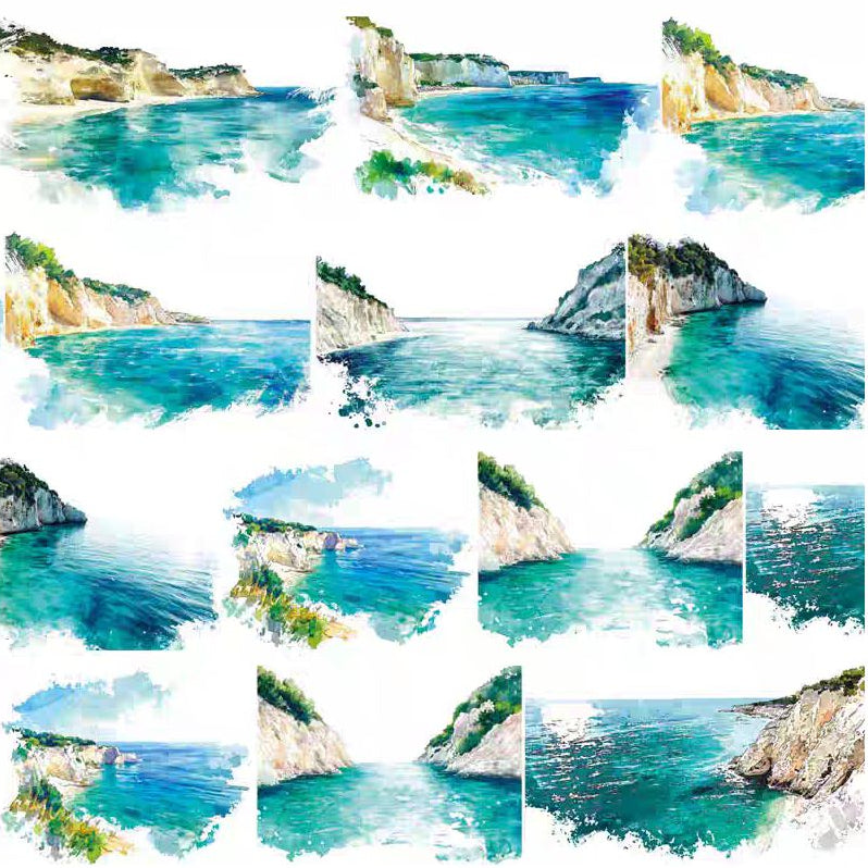 Marine Landscape PET Tape 4 Styles