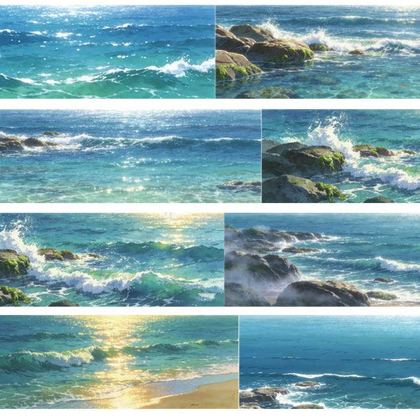 Marine Landscape PET Tape 4 Styles