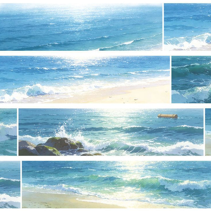 Marine Landscape PET Tape 4 Styles