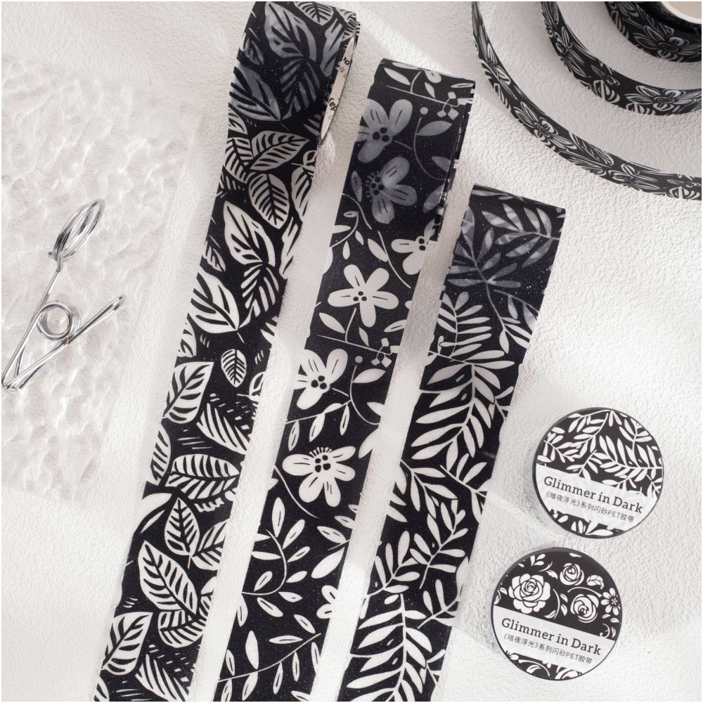 Dark Night Floating Light Series PET Tape 3cm x 2m 6 Styles image 1