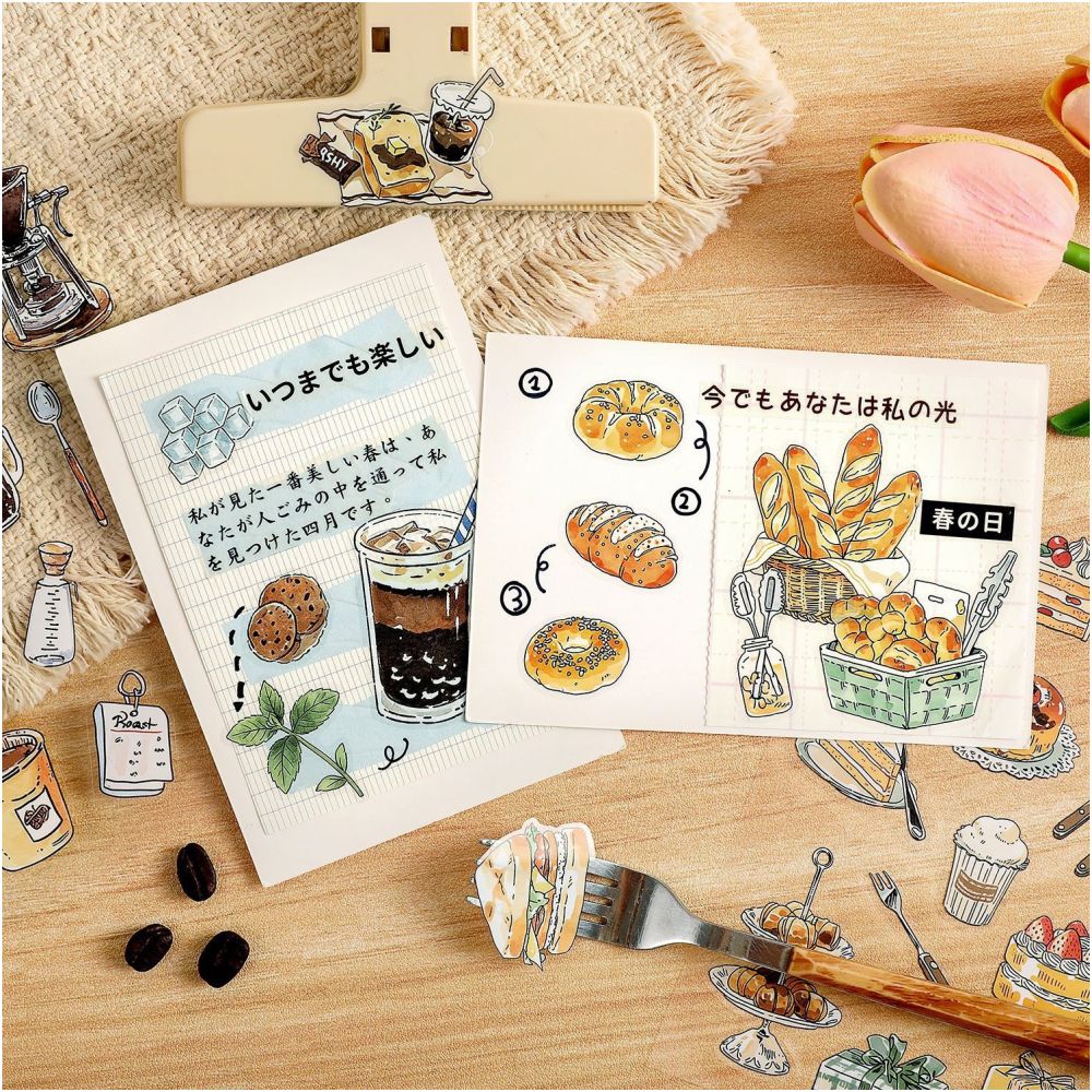 Daily Life Themed Sticker Book 20 Sheets 4 Styles image 2
