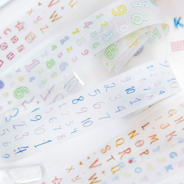 Everyday Life Series Washi Tape 6 Designs 4cm x 2m image 1
