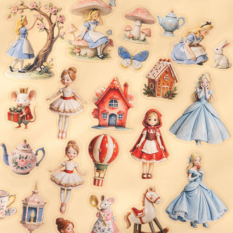 Fairy Tale Series PET Stickers 30 Pcs 4 Styles image 2