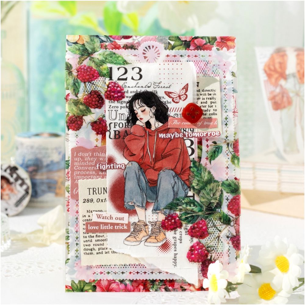 Life Series Character Washi Tape 4 Designs 5cm x 2m image 3