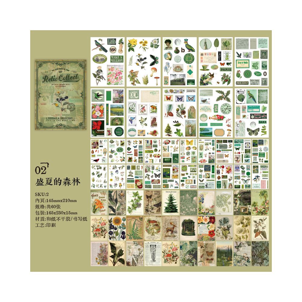 Time Series Washi Stickers 2 Styles