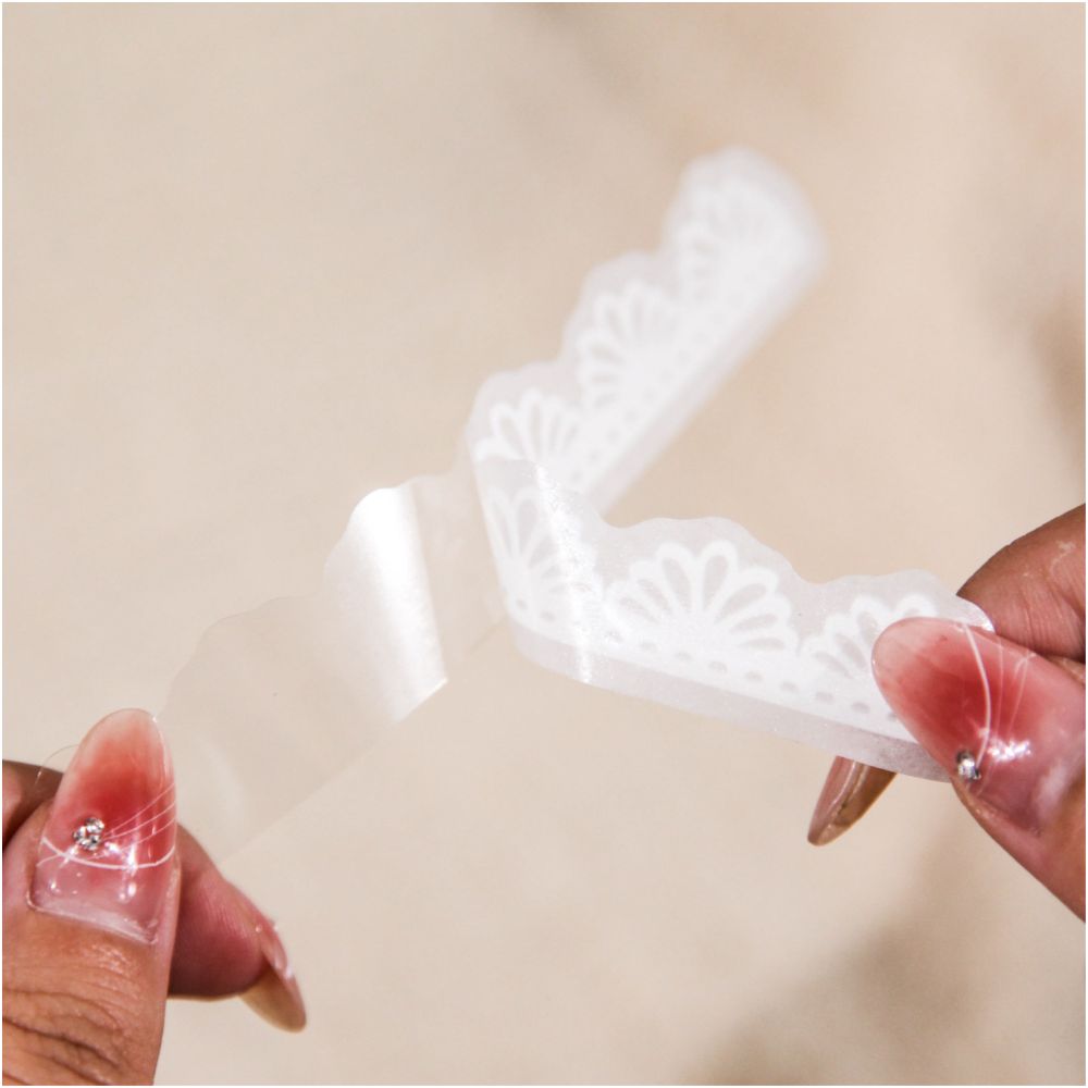 White Gardenia Series PET Stickers 4 styles image 3