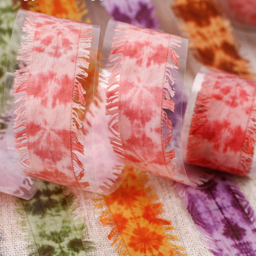 Dyeing Series Vintage PET Tape 6 Designs 3cm x 2m image 2