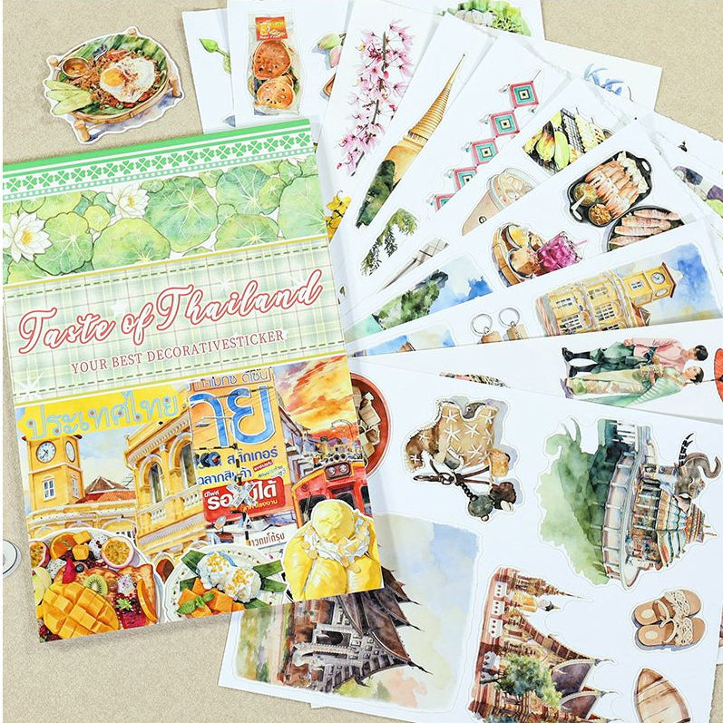 Workplace style daily decoration landscape sticker book 20 Sheets image 0