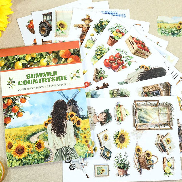 Workplace style daily decoration landscape sticker book 20 Sheets image 2
