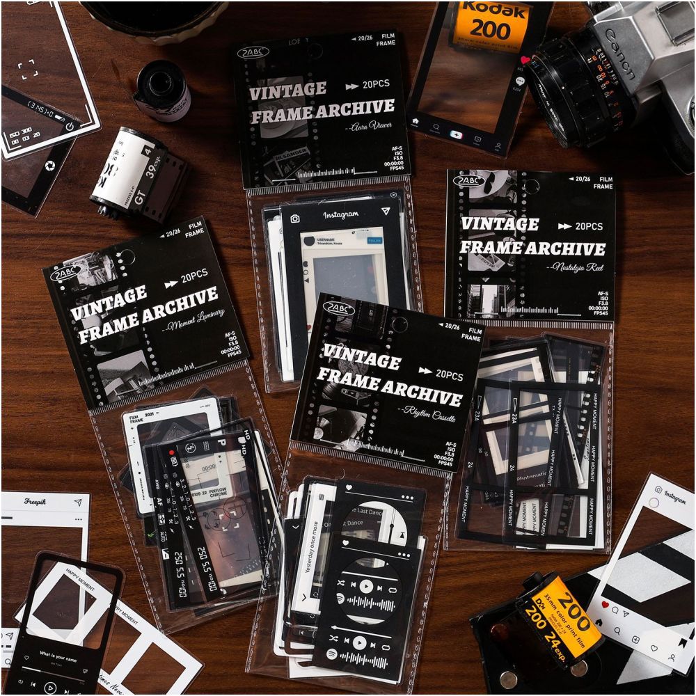 Frame Collection Series PET stickers designs 20 pcs image 3