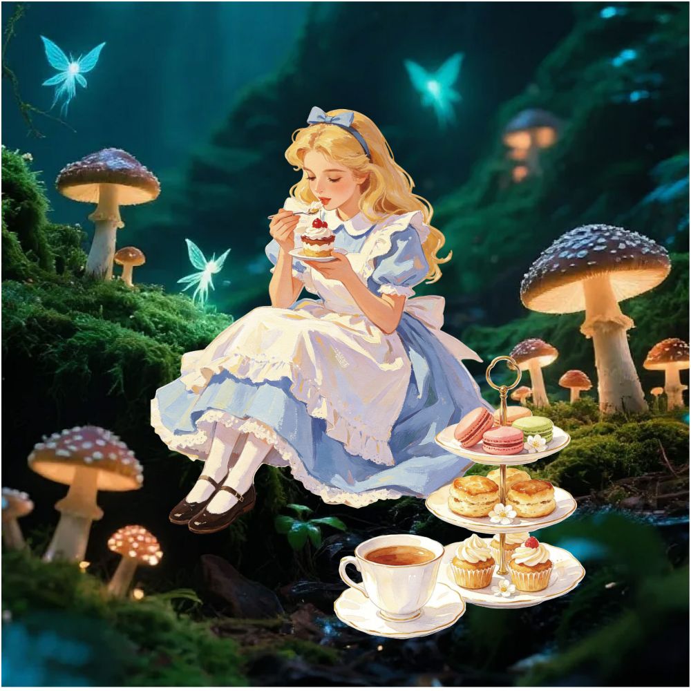 Fairy Tale Paper Stickers 10 Sheets 6 Designs image 2