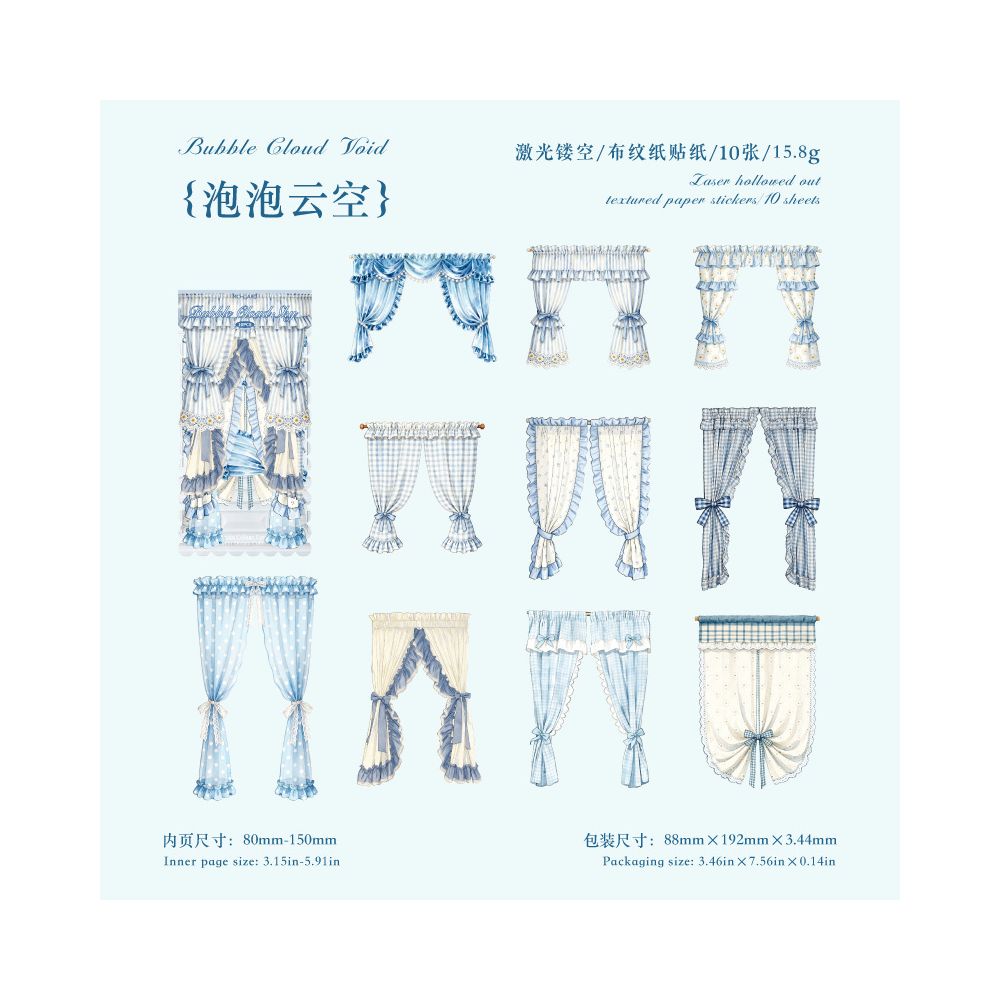 Windowside Sweet Dreams Series Paper Stickers 10 sheets 4 designs