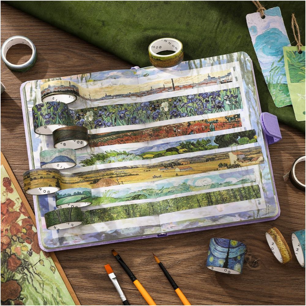 Van Gogh Fragments Washi Tape Set 18 Rolls image 3