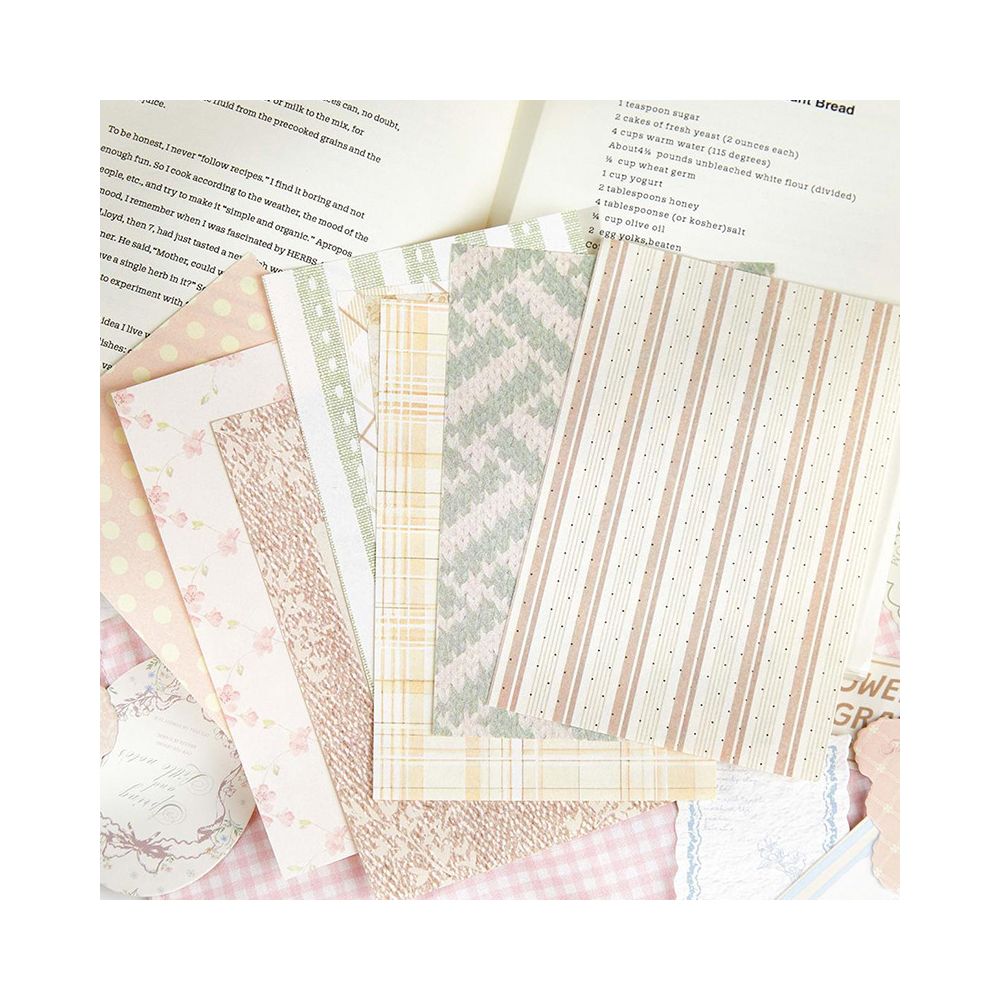 Flower Poetry Notebook Series Set 100 Pcs 4 designs image 2