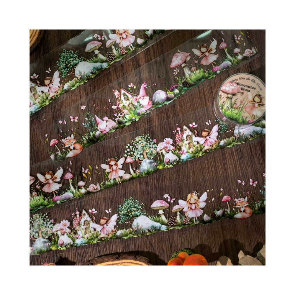 Ancient Forest PET Tape 6 Designs 4cm x 2m image 2