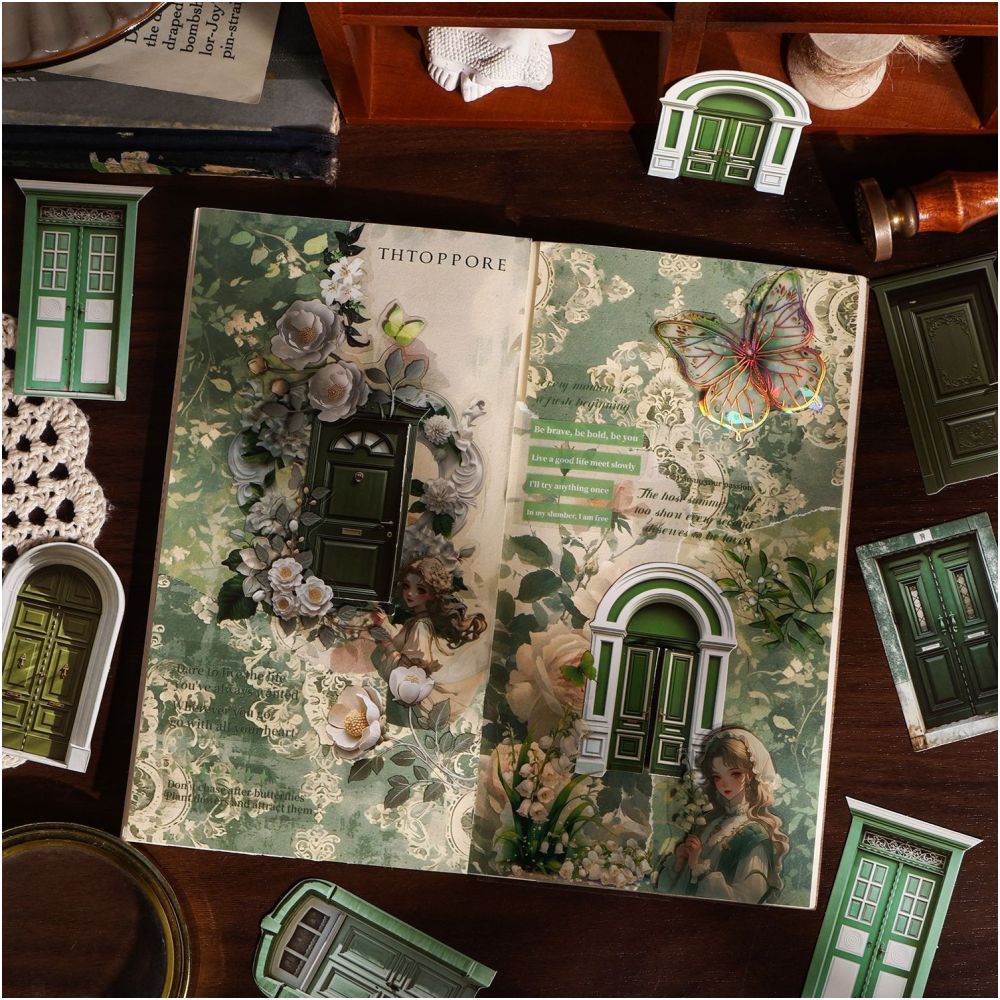 Dark Phantom Series Paper Stickers 6 Styles image 3