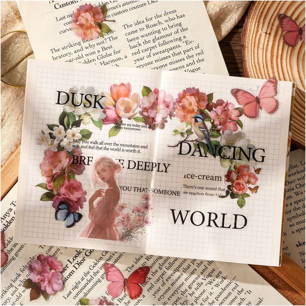 Spring Field Series PET Stickers 6 Styles 15 Sheets image 3