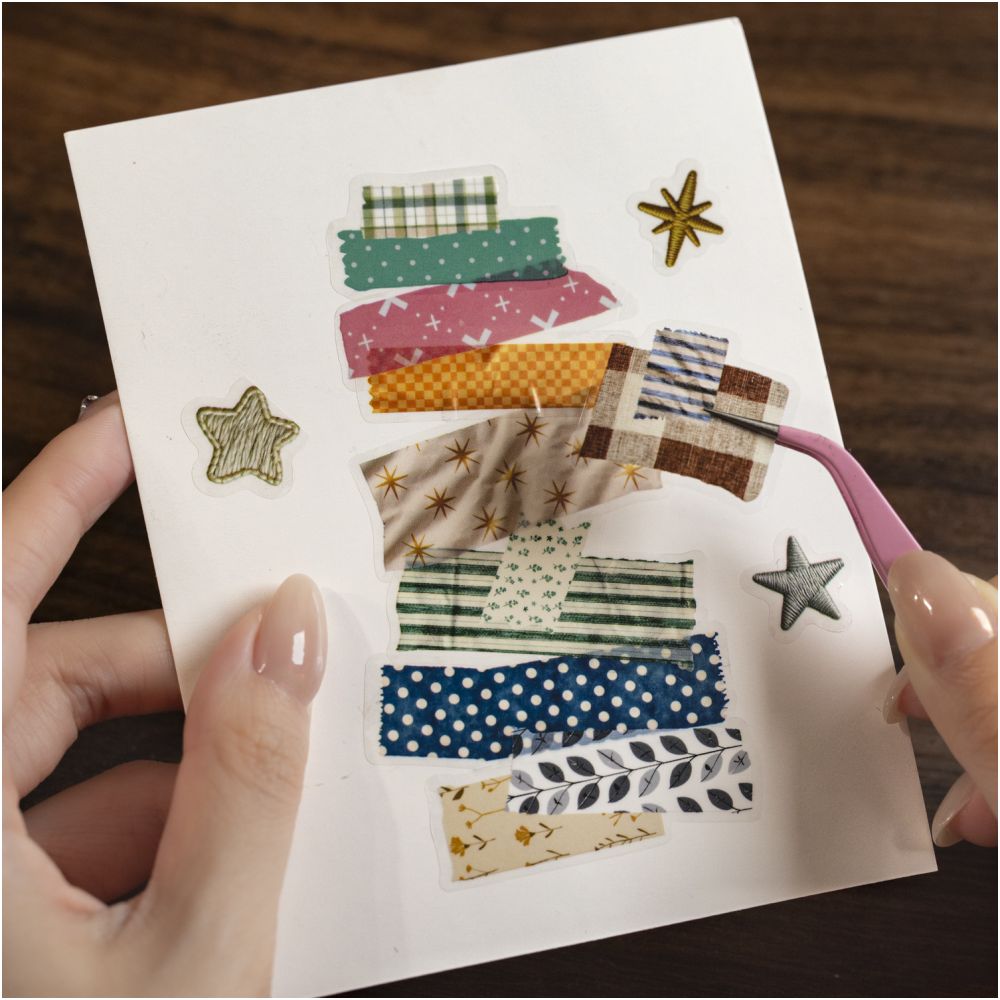 Vintage Paper Series PET Tape 5cm x 2m 6 Designs image 1