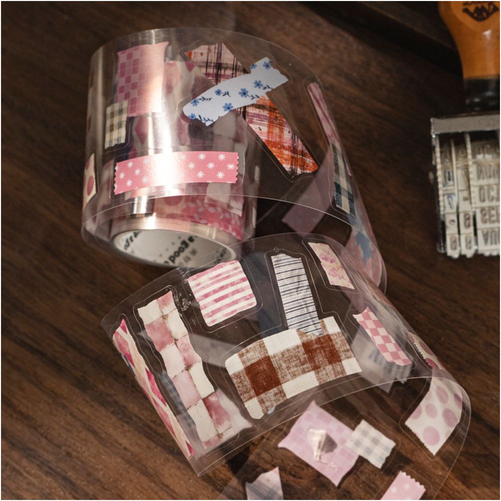 Vintage Paper Series PET Tape 5cm x 2m 6 Designs image 3